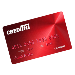Tarjeta en la mano de una persona